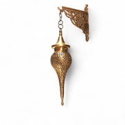 Moroccan Table & Hanging Lamp – Handmade Brass Light