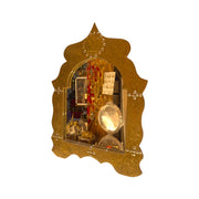 Handmade Moroccan Arch Brass Mirror | Bohemian Wall Decor