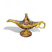 Ornate Brass Aladdin Genie Lamp