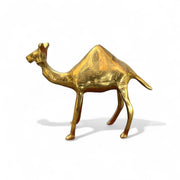Brass Camel Statue – Handmade Moroccan Decor