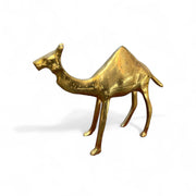 Brass Camel Statue – Handmade Moroccan Decor
