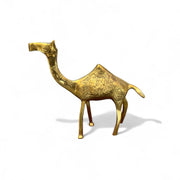 Brass Camel Statue – Handmade Moroccan Decor