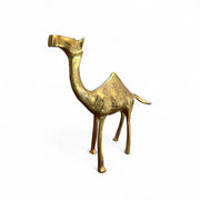 Brass Camel Statue – Handmade Moroccan Decor