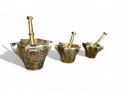 Brass Mortar & Pestle Set