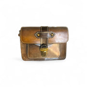 Vintage Style Genuine Leather Crossbody Bag