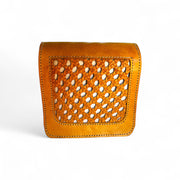 Handmade Woven Leather Crossbody Bag