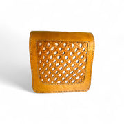 Handmade Woven Leather Crossbody Bag
