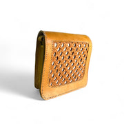 Handmade Woven Leather Crossbody Bag