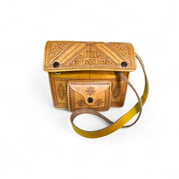 Handmade Leather Boho Shoulder Bag