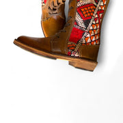 Handmade Moroccan Kilim Boots | Genuine Leather