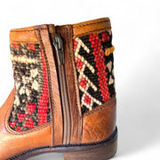 Handmade Moroccan Kilim Leather Boots