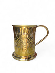 Handmade Moroccan Brass Tea Cup