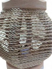 Handmade Natural Rattan & Wood Table Lamp