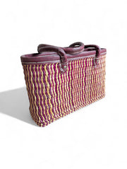 Reed Storage Baskets | Handwoven Moroccan Tote