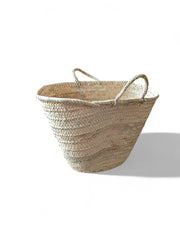Straw Bags Set – Handwoven Nesting Storage Baskets
