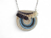 Handwoven Round Straw Crossbody Bag