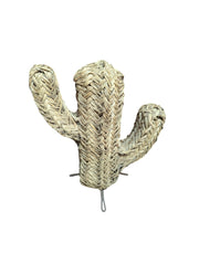 Handmade Woven Palm Leaf Cactus Decor