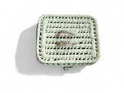 Handmade Palm Leaf Storage Baskets with Lids