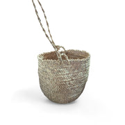 Handmade Palm Leaf Hanging Basket