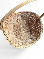 Handwoven Moroccan Wicker Basket - Artisan Event & Home Decor